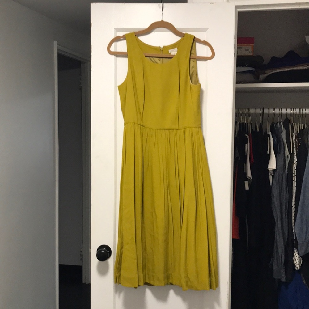 J. Crew Mustard Dress